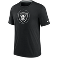 Nike Las Vegas Raiders Historic Tri-Blend T-Shirt – Black product image 1, provided for visual reference and product detail