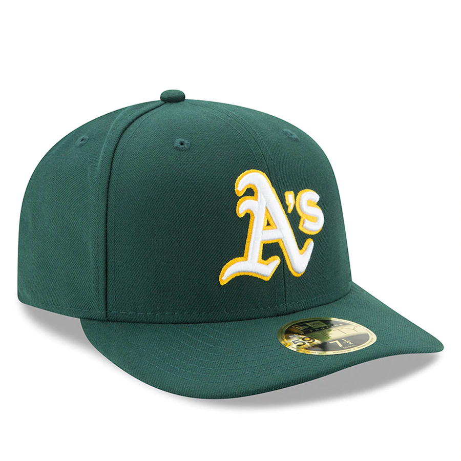 Oakland Athletics New Era Road Authentic Collection On-Field Low Profile 59FIFTY Fitted Hat - Green product image 3,