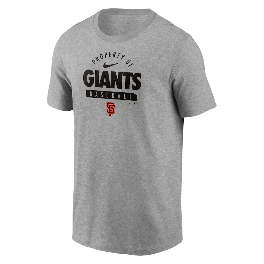 Nike San Francisco Giants Primetime Property Of Practice T-Shirt-Grey product image 1, provided for visual reference and