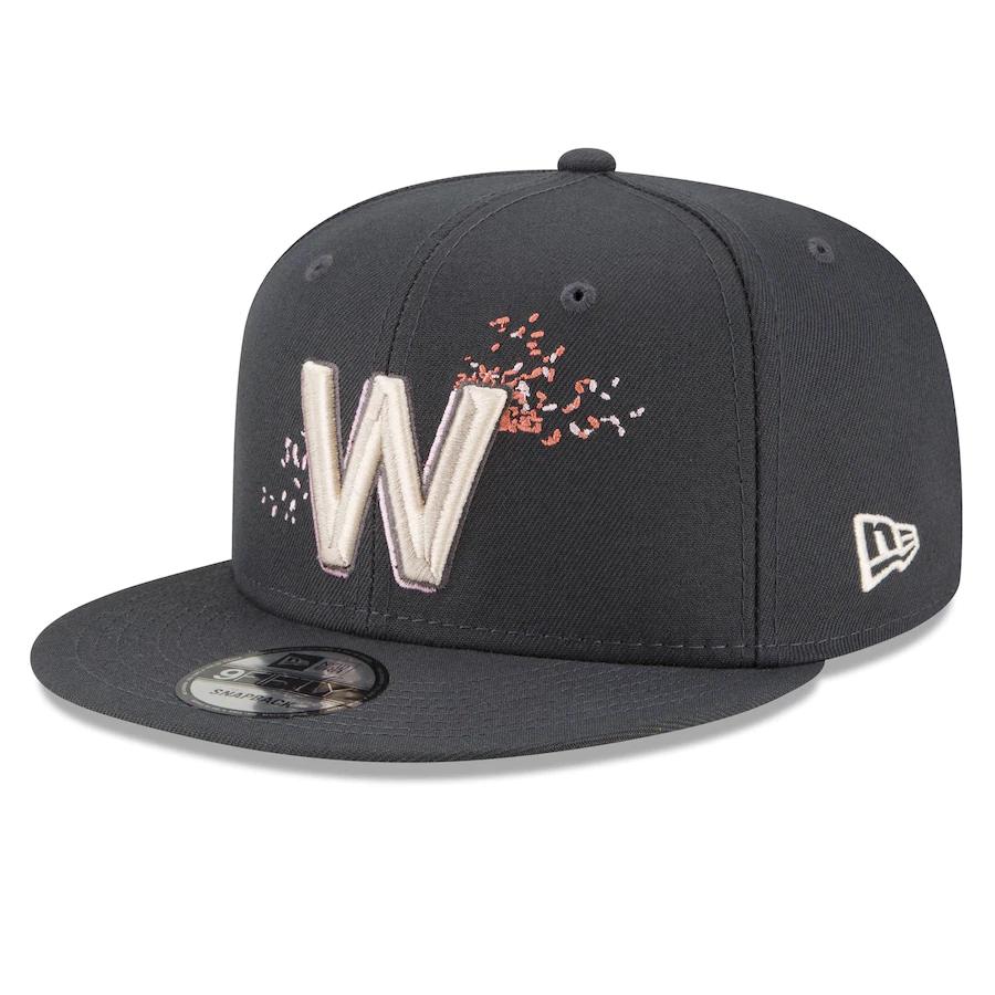 New Era Washington Nationals City Connect 9FIFTY Snapback-Graphite product image 3, provided for visual reference and