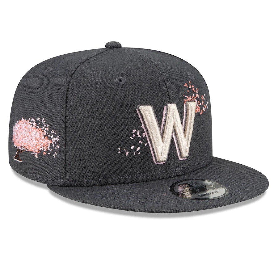 New Era Washington Nationals City Connect 9FIFTY Snapback-Graphite product image 1, provided for visual reference and
