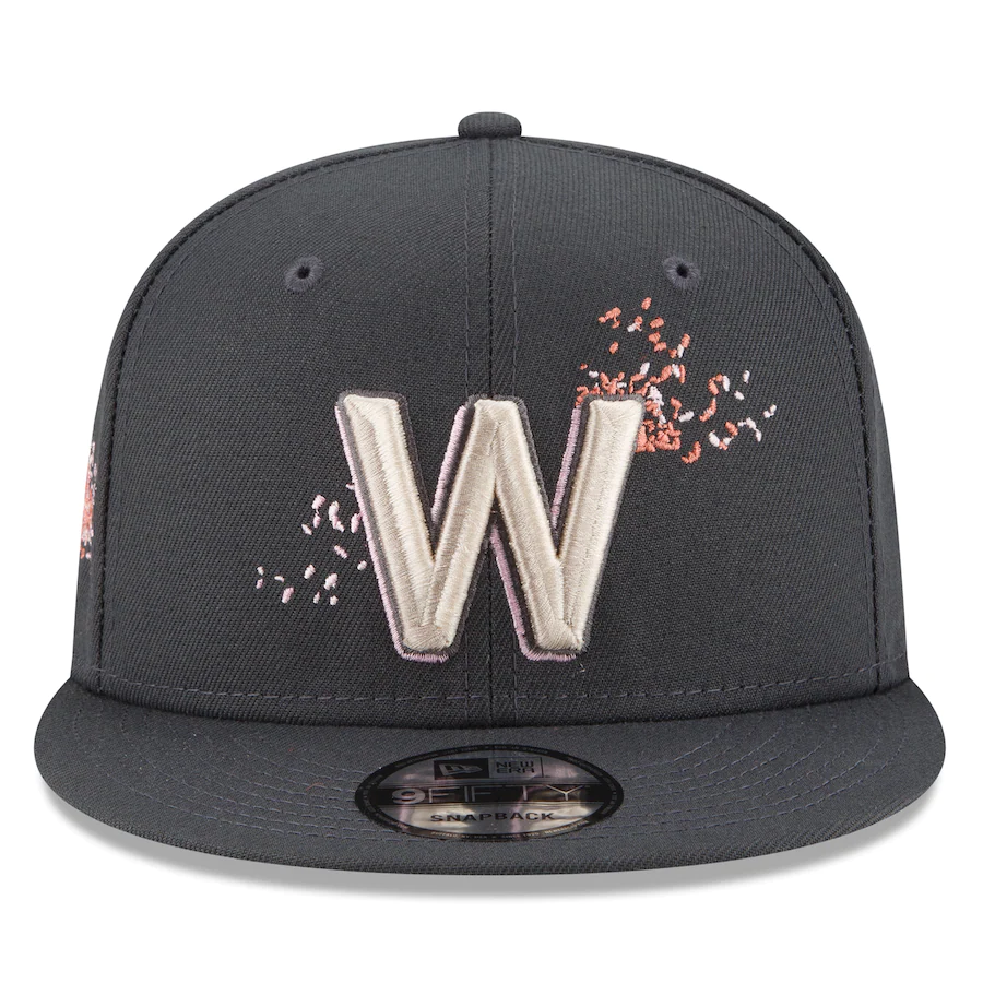 New Era Washington Nationals City Connect 9FIFTY Snapback-Graphite product image 2, provided for visual reference and