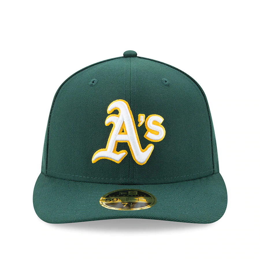 Oakland Athletics New Era Road Authentic Collection On-Field Low Profile 59FIFTY Fitted Hat - Green product image 2,