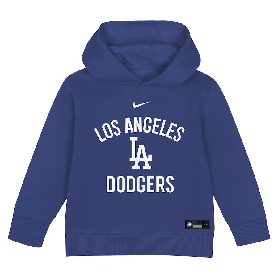 Nike Los Angeles Dodgers Toddler 2-Piece Club Fleece Pullover Hoodie & Sweatpants Set - Royal product image 2, provided for
