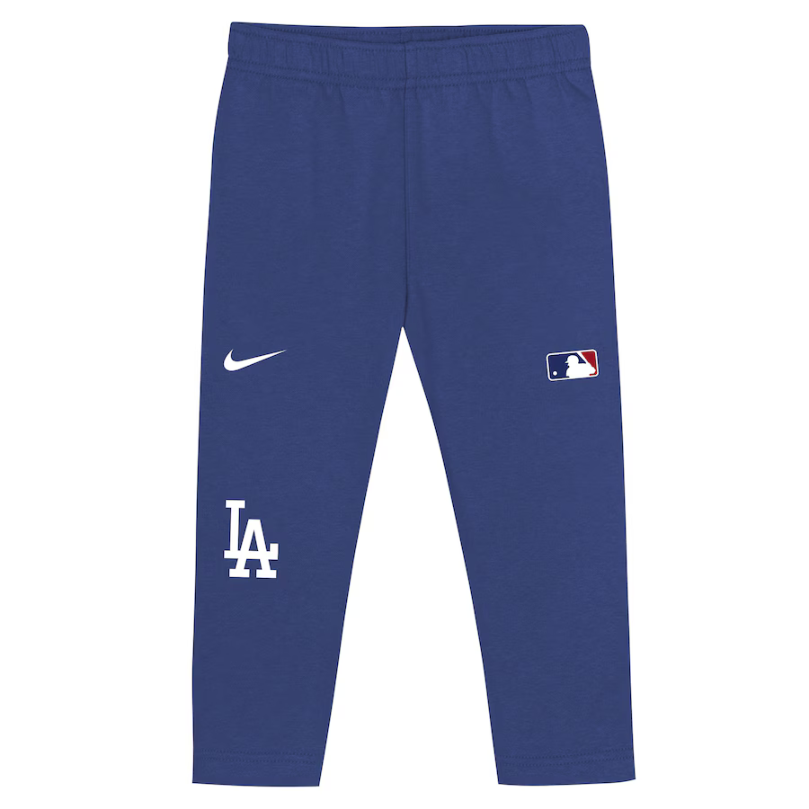 Nike Los Angeles Dodgers Toddler 2-Piece Club Fleece Pullover Hoodie & Sweatpants Set - Royal product image 3, provided for