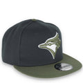 New Era Toronto Blue Jays 2-Tone Color Pack 9FIFTY Snapback Hat-Grey/Olive product image 1, provided for visual reference