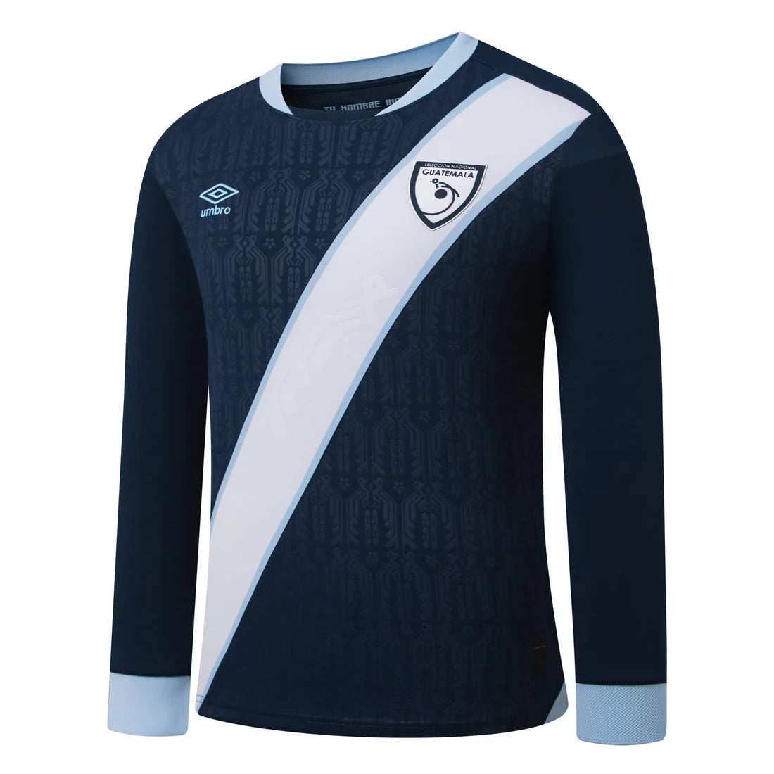 Umbro Guatemala Away Stadium Long Sleeve Jersey 2025 product image 1, provided for visual reference and product detail review