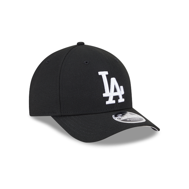 New Era Los Angeles Dodgers 9FORTY M-Crown Adjustable Hat-Black on white product image 5, provided for visual reference and