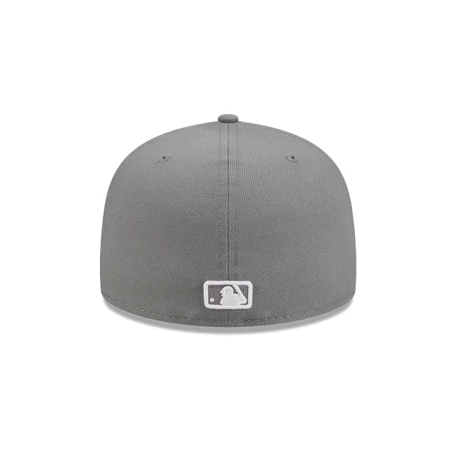 New Era San Francisco Giants Basic Color 59Fifty Fitted Hat-GRAY product image 4, provided for visual reference and product