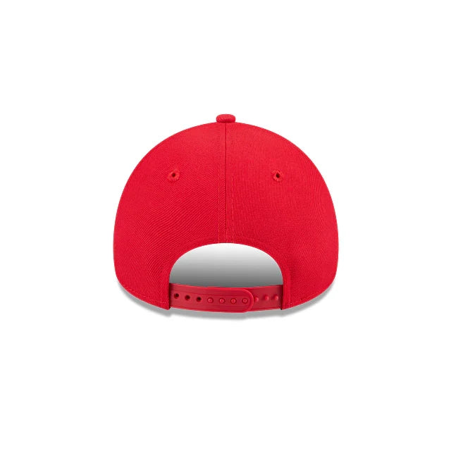 New Era Kansas City Chiefs A-Frame 9FORTY Adjustable Snapback Hat-Red product image 3, provided for visual reference and