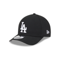 New Era Los Angeles Dodgers 9FORTY M-Crown Adjustable Hat-Black on white product image 1, provided for visual reference and