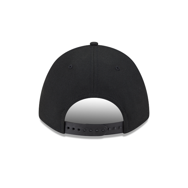 New Era Los Angeles Dodgers 9FORTY M-Crown Adjustable Hat-Black on white product image 4, provided for visual reference and