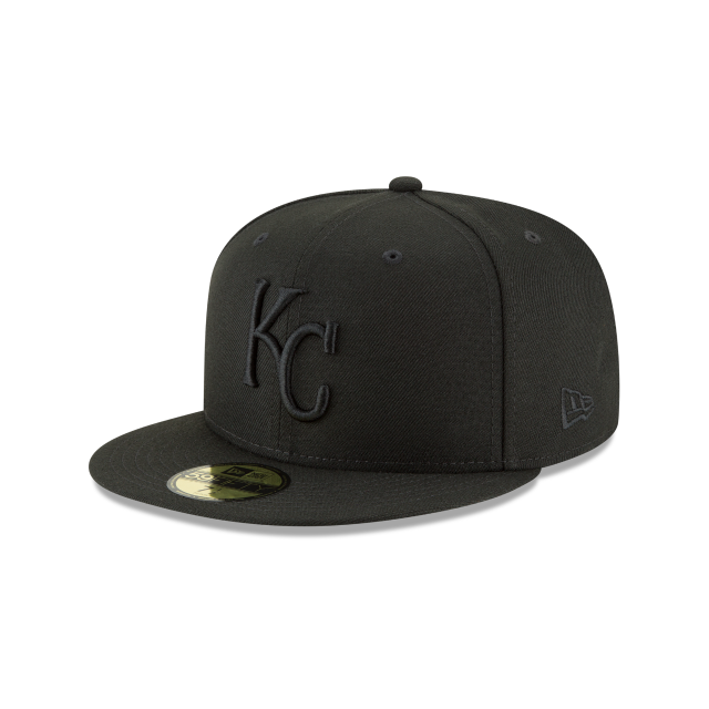 Kansas City Royals 59Fifty Fitted-Black On Black product image 1, provided for visual reference and product detail review