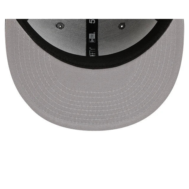 New Era San Francisco Giants Basic Color 59Fifty Fitted Hat-GRAY product image 5, provided for visual reference and product