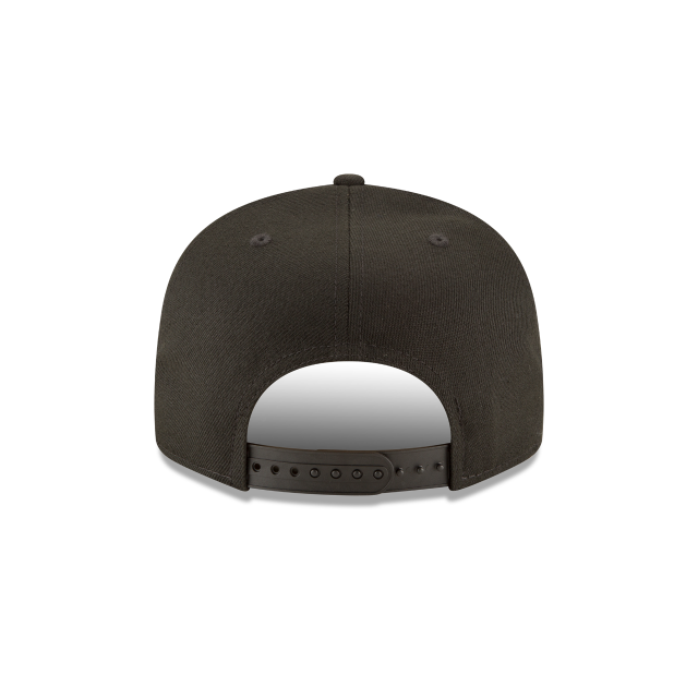 New Era Florida Marlins Basic 9FIFTY Snapback-Black on black product image 4, provided for visual reference and product