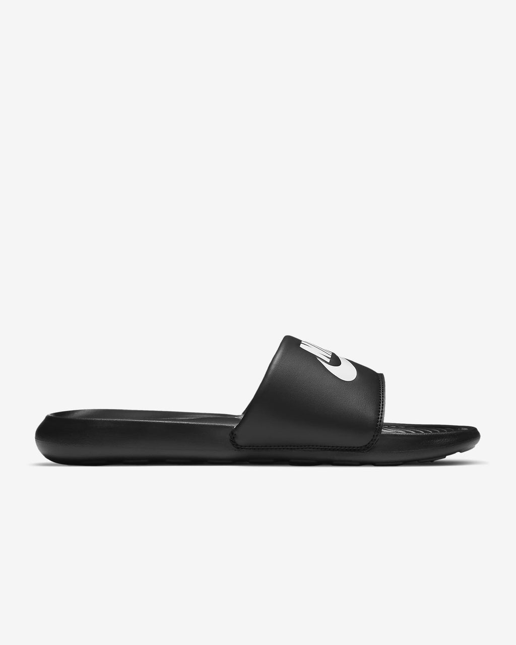 Nike Victori One Slides-Black/White product image 2, provided for visual reference and product detail review