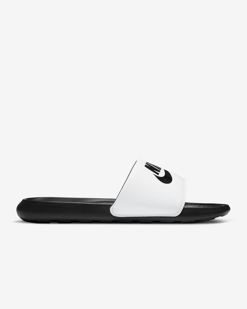 Nike Victori One Slides-White/Black product image 3, provided for visual reference and product detail review
