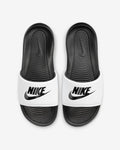 Nike Victori One Slides-White/Black product image 1, provided for visual reference and product detail review