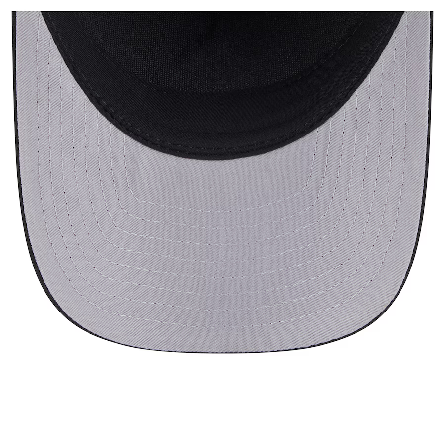 New Era New York Jets M-Crown A-FRAME 9FORTY Adjustable Hat-Black/White product image 5, provided for visual reference and