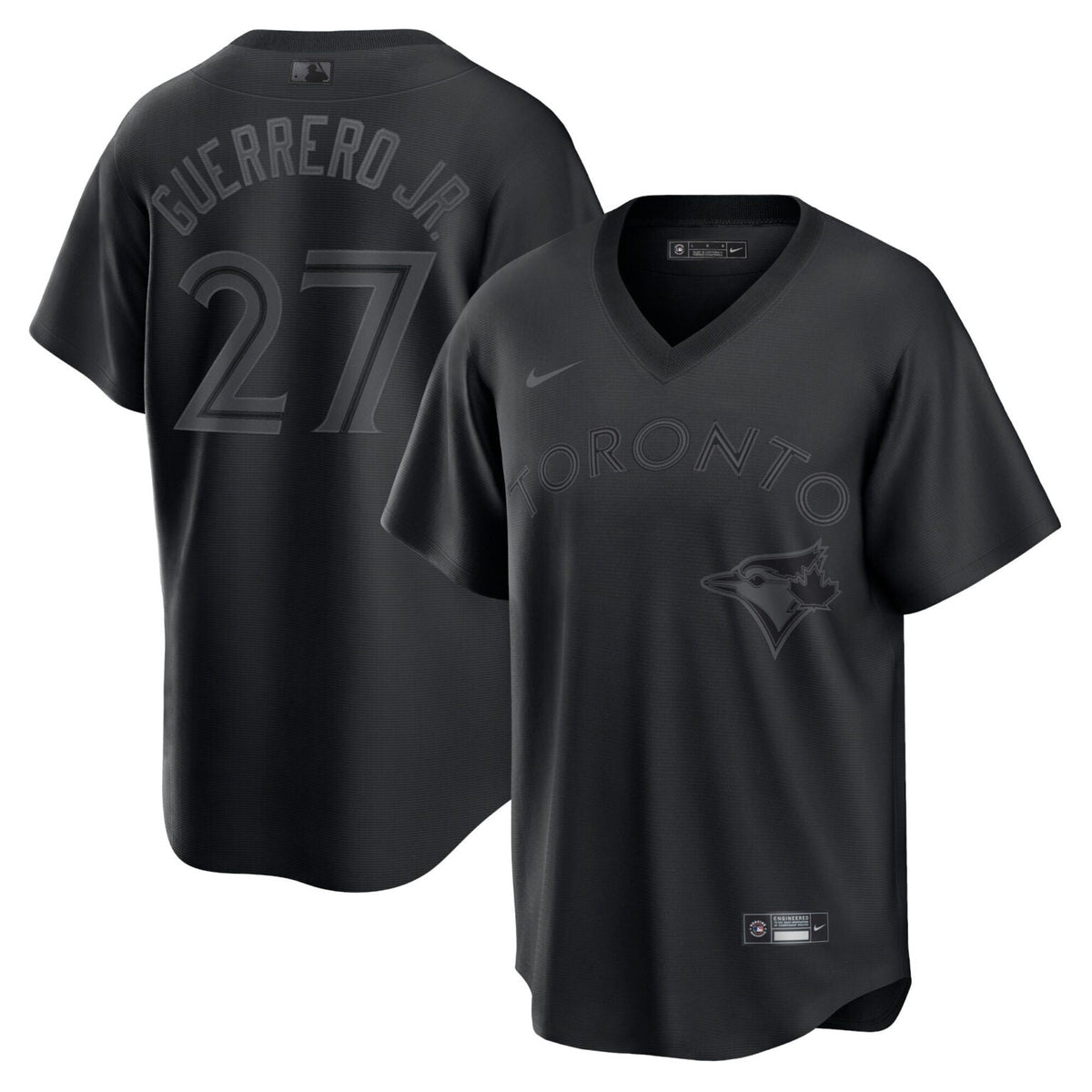 Vladimir Guerrero Jr Toronto Blue Jays Pitch Black Jersey – product image 1