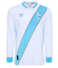 Umbro Men Guatemala Authentic Home Long Sleeve Jersey 26/27 product image 1, provided for visual reference and product