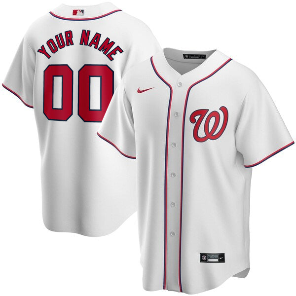 Custom Washington Nationals Alternate Jersey - White product image 1