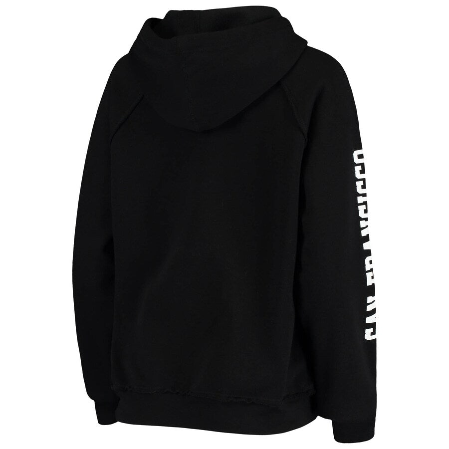 New Era Women San Francisco Giants Edge Fleece Pullover Hoodie product image 2, provided for visual reference and product