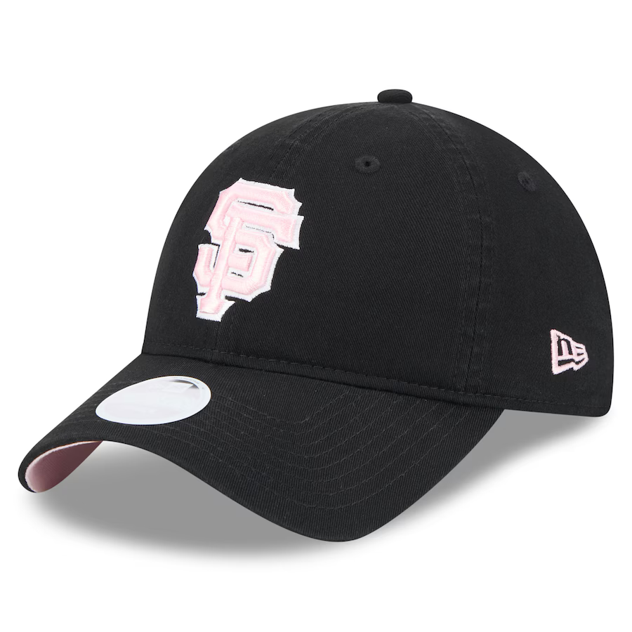 New Era San Francisco Giants 9TWENTY Adjustable Hat- Black product image 2, provided for visual reference and product detail