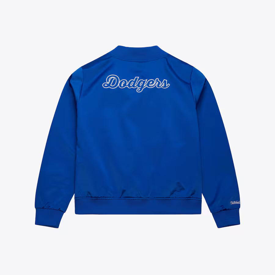 Mitchell & Ness Women Los Angeles Dodgers Vintage Satin Full-Snap Jacket product image 2, provided for visual reference and