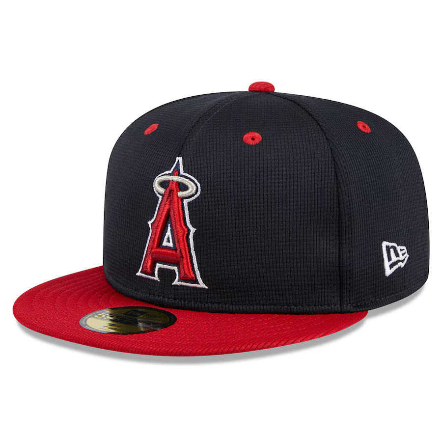 New Era Youth Los Angeles Angels Batting Practice 59FIFTY Fitted Hat product image 2, provided for visual reference and