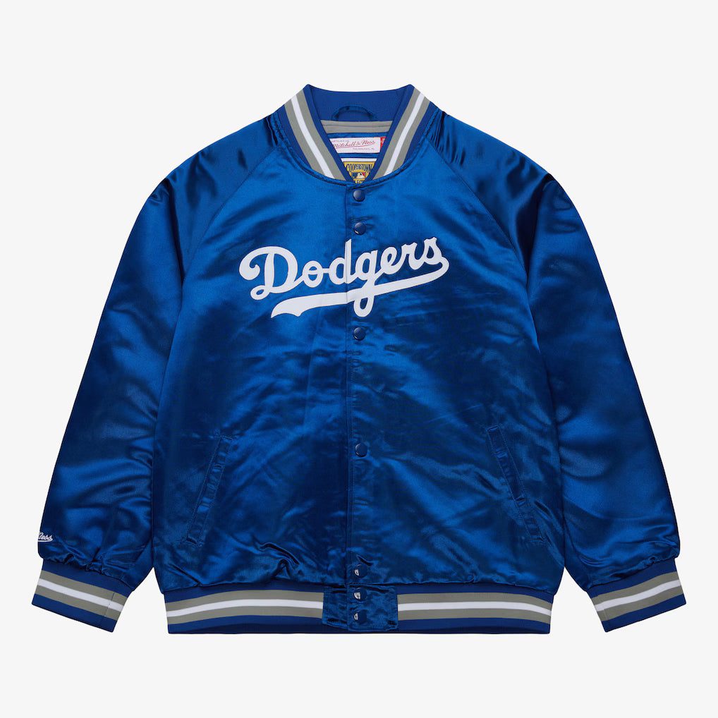 Mitchell & Ness Preschool Los Angeles Dodgers Lightweight Full-Snap Jacket-Royal product image 1, provided for visual