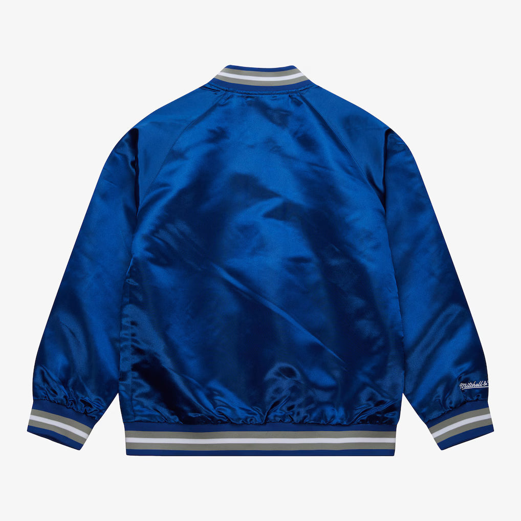 Mitchell & Ness Preschool Los Angeles Dodgers Lightweight Full-Snap Jacket-Royal product image 2, provided for visual